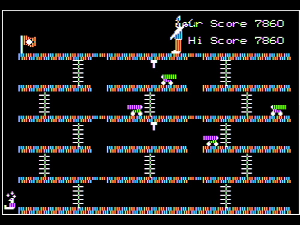 Gameplay of Cannon Ball Blitz for Apple II